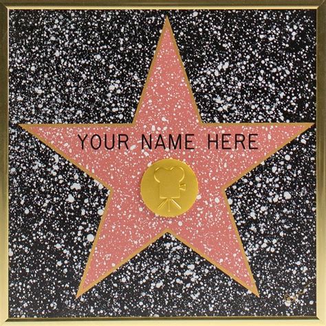 custom hollywood walk of fame star|walk of fame name generator.